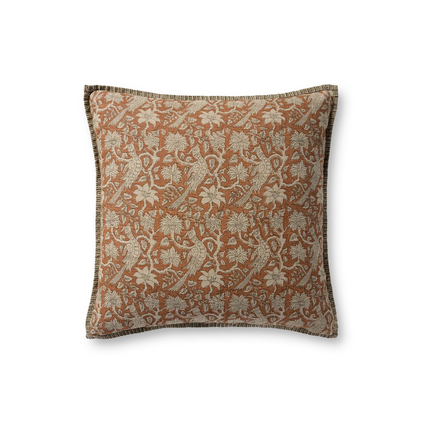 Loloi Rust 22'' x 22'' Cover w/Down Pillow