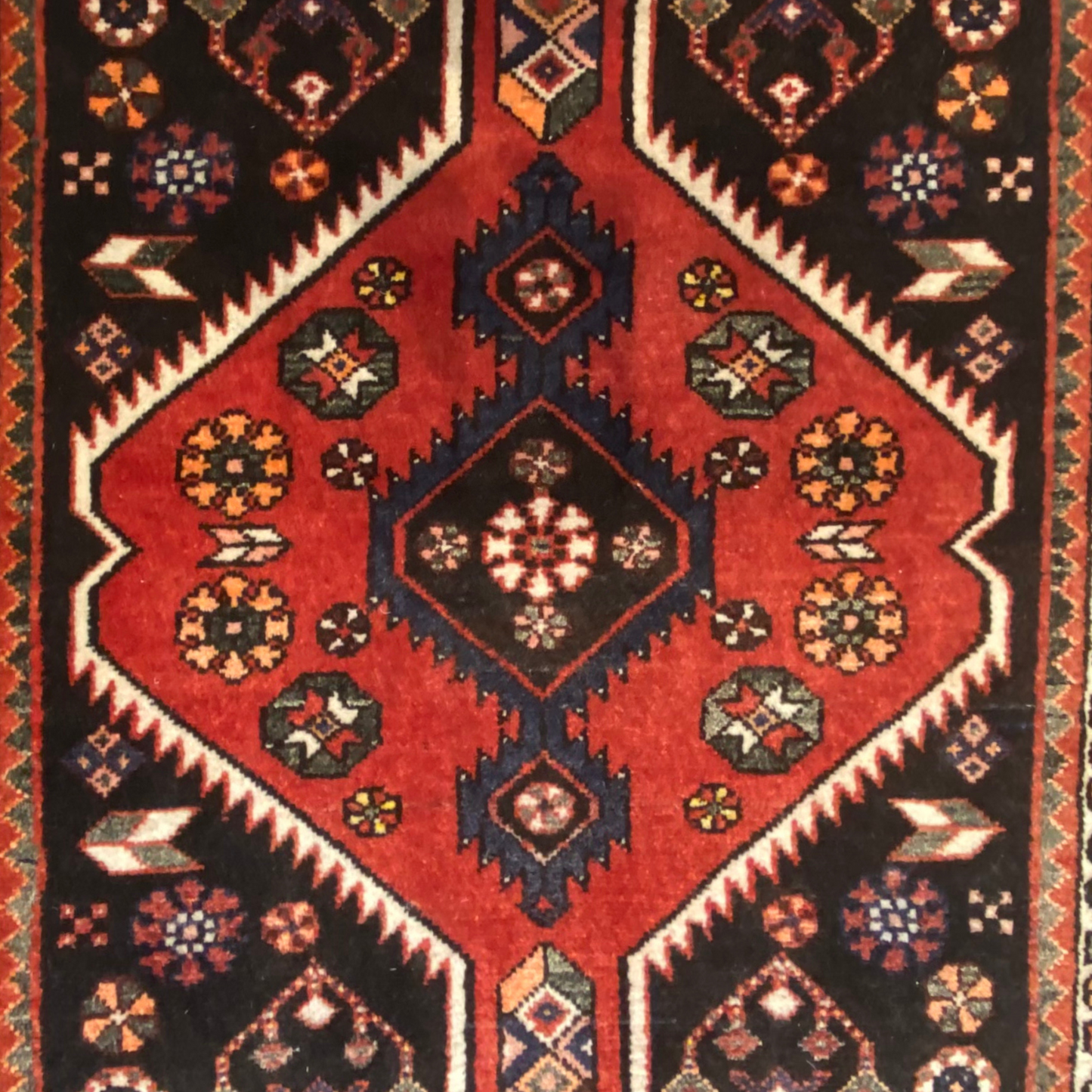 Hamadan Red Wool Hand Knotted Persian🇨🇦