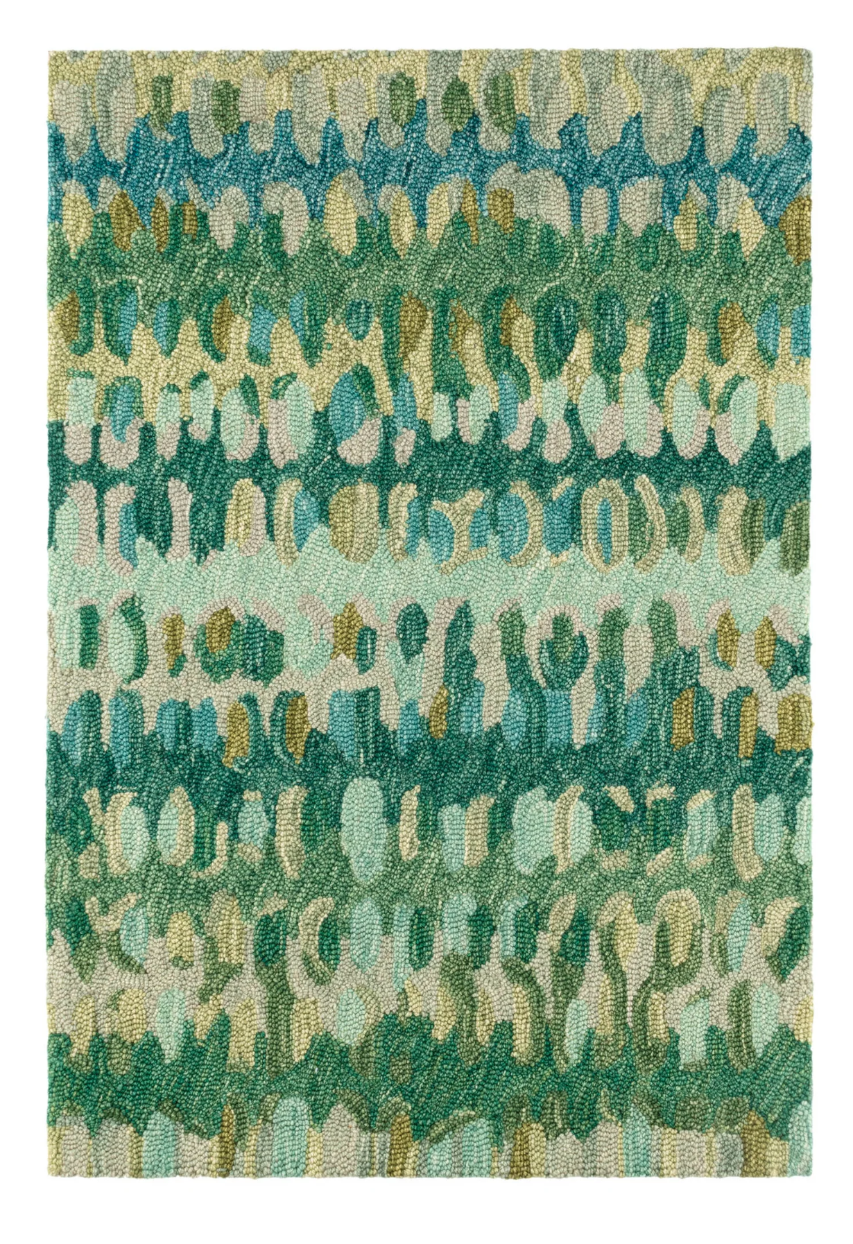 Paint Chip Hand Micro Hooked Wool Rug