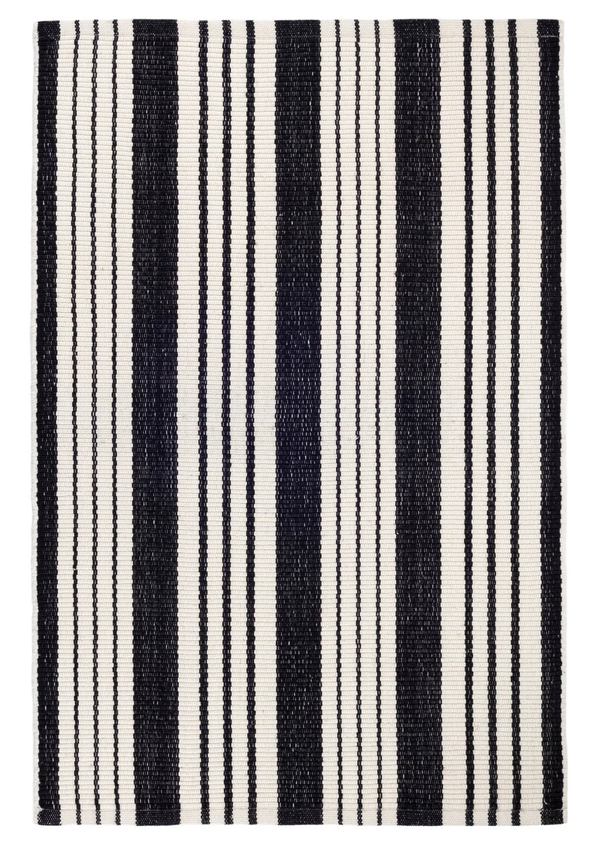 Birminham Black Handwoven Cotton Runner