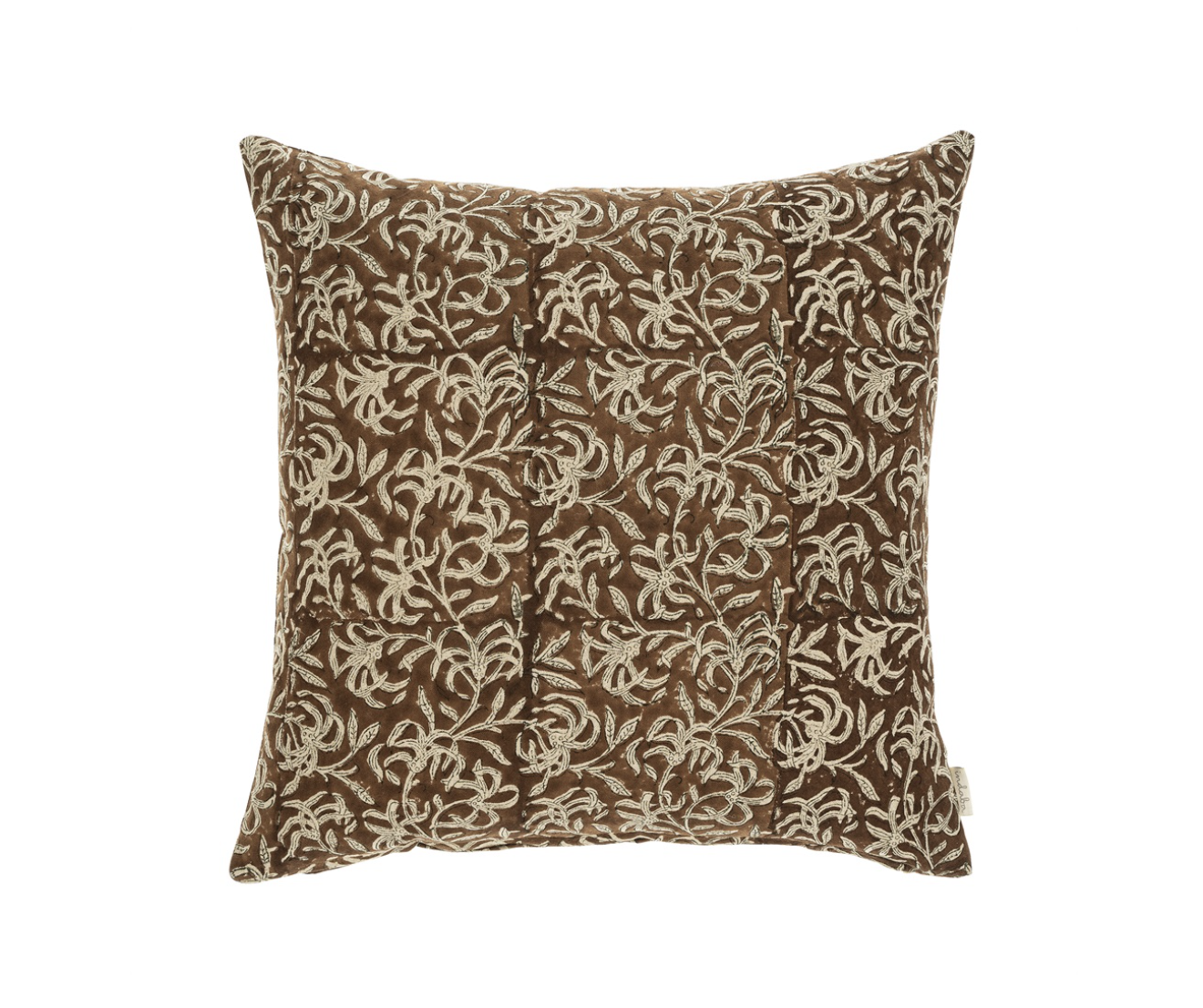 Saffron Block Print Pillow