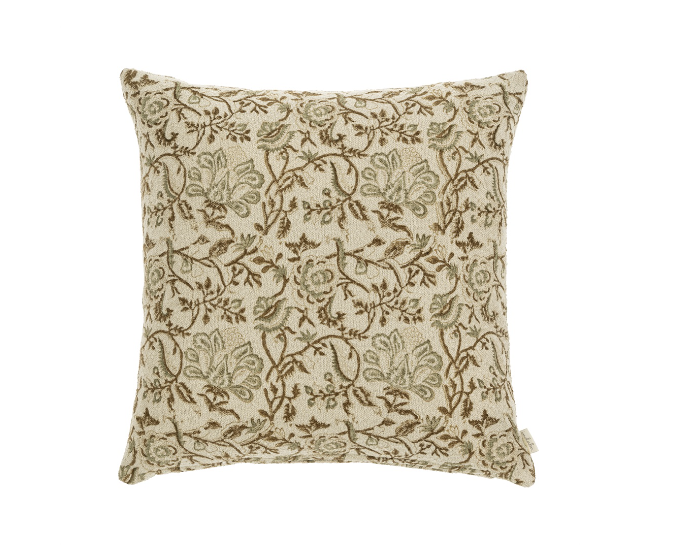 Anura Block Print Boucle Pillow
