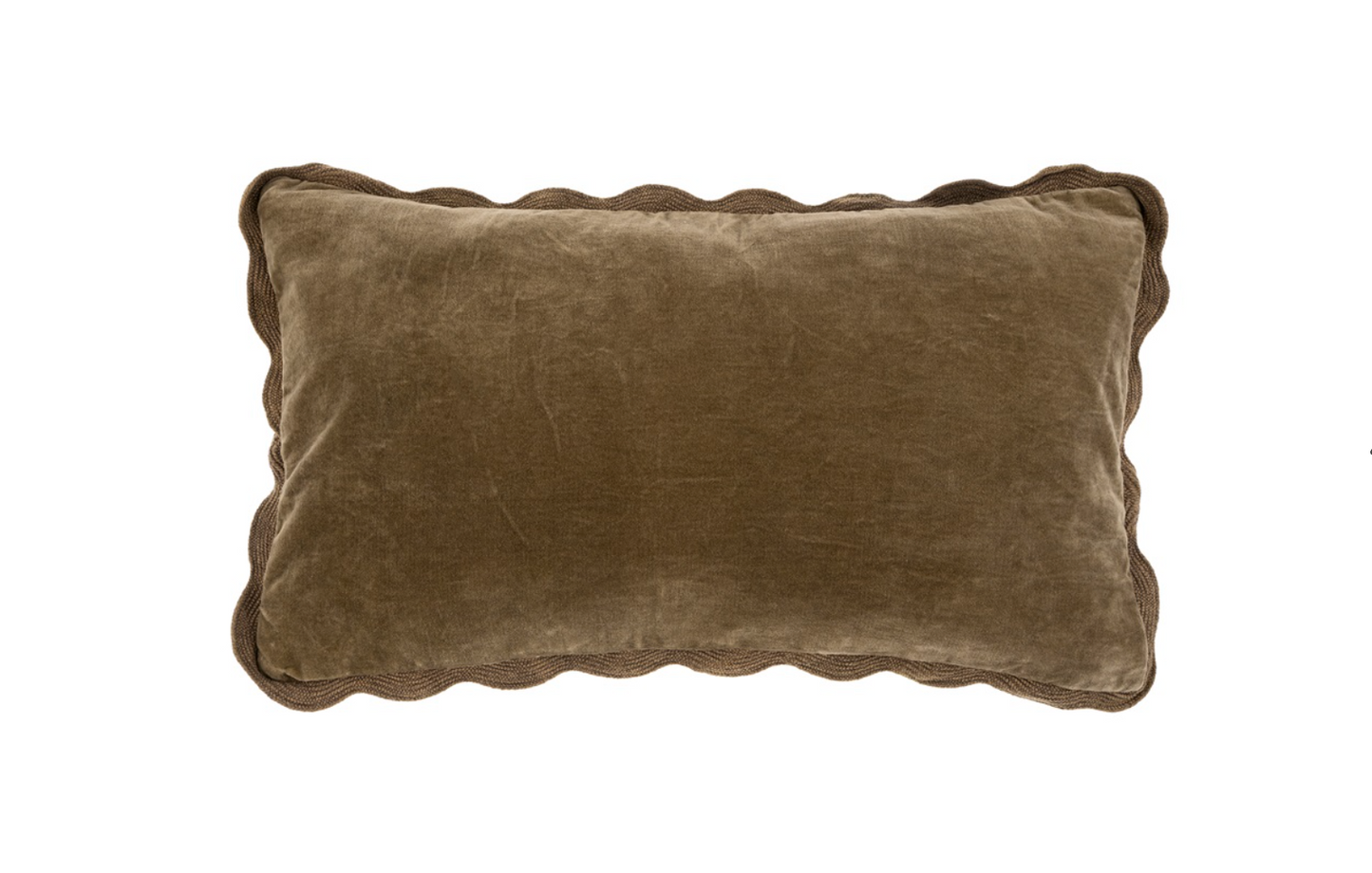 Velvet Scallop Pillow