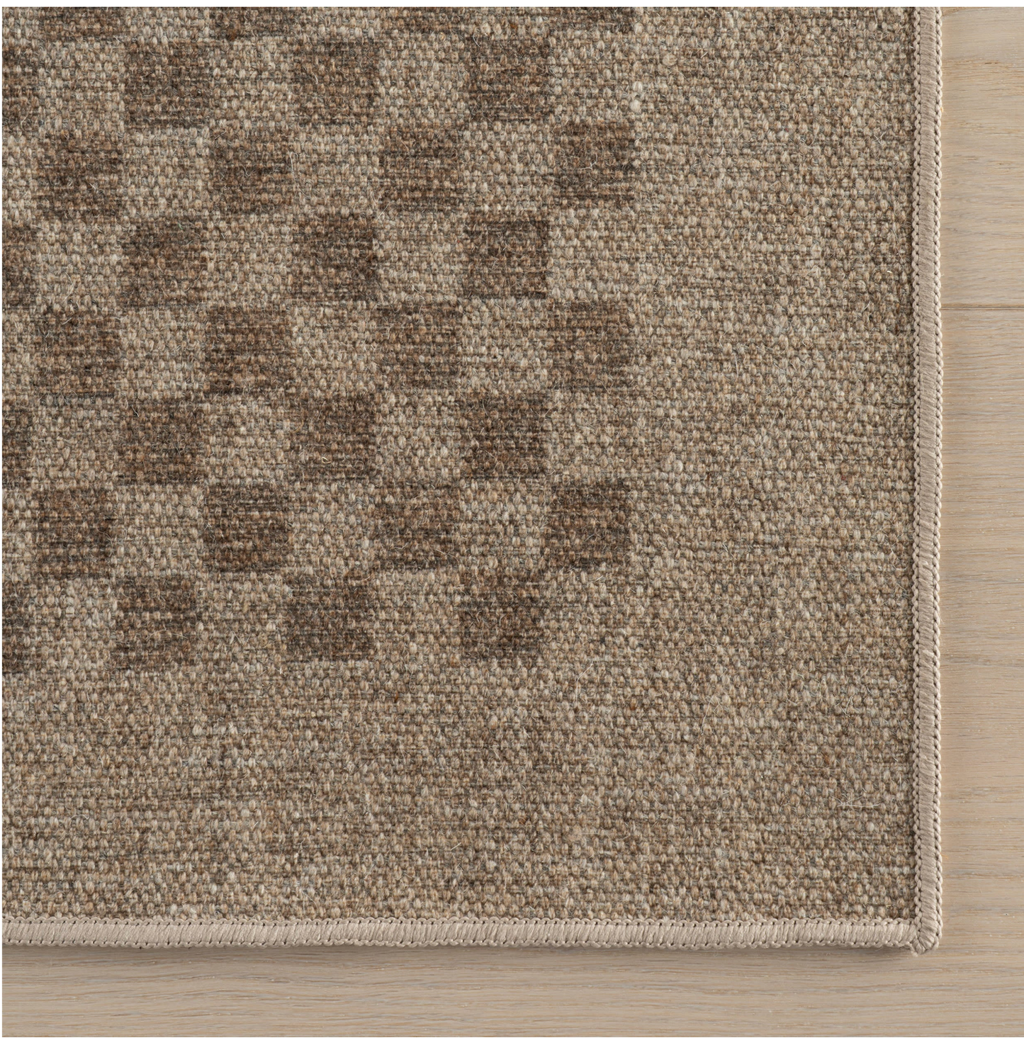 Watts Modern Checkered Washable Rug