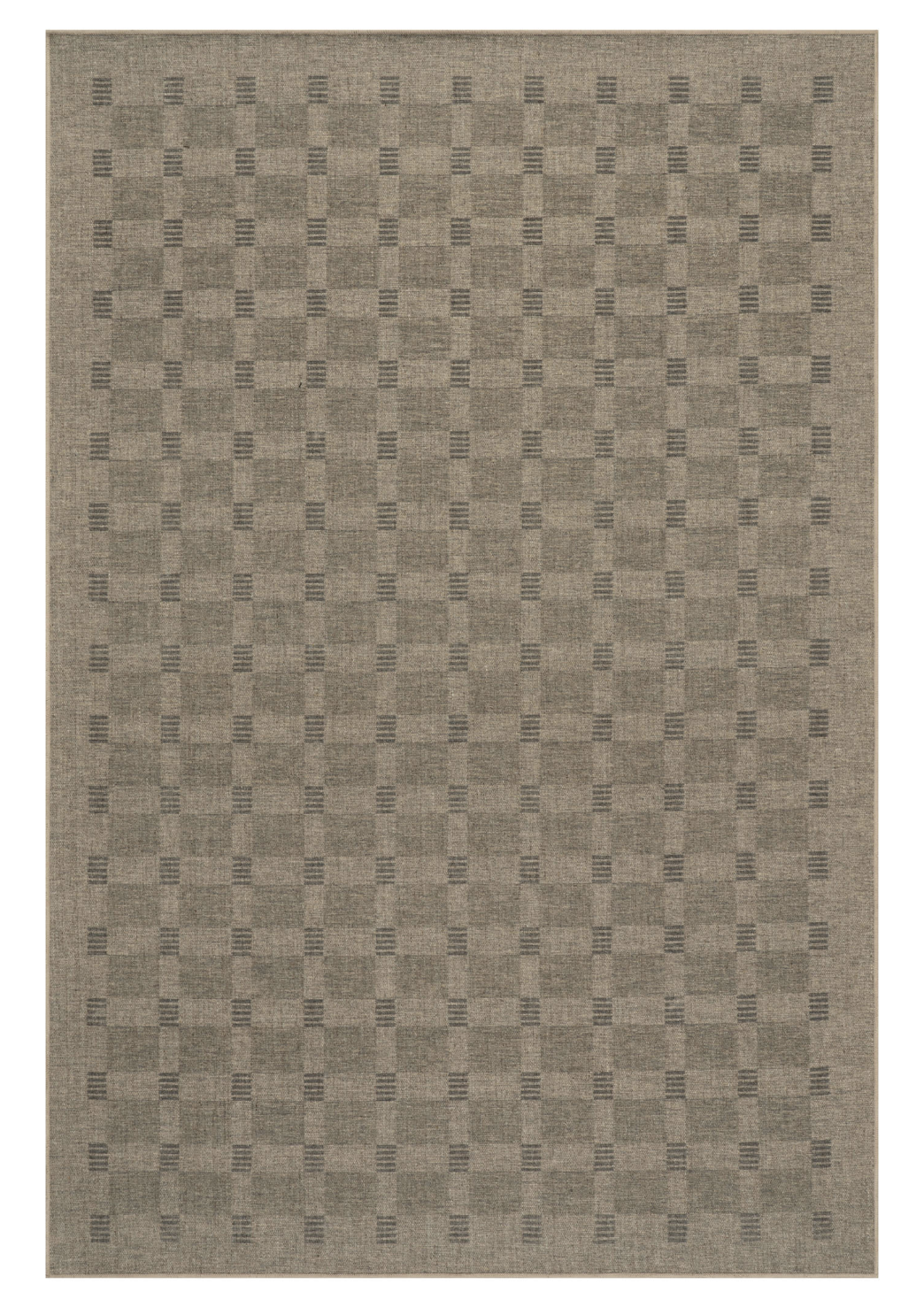 Walker Modern Checkered Washable Rug