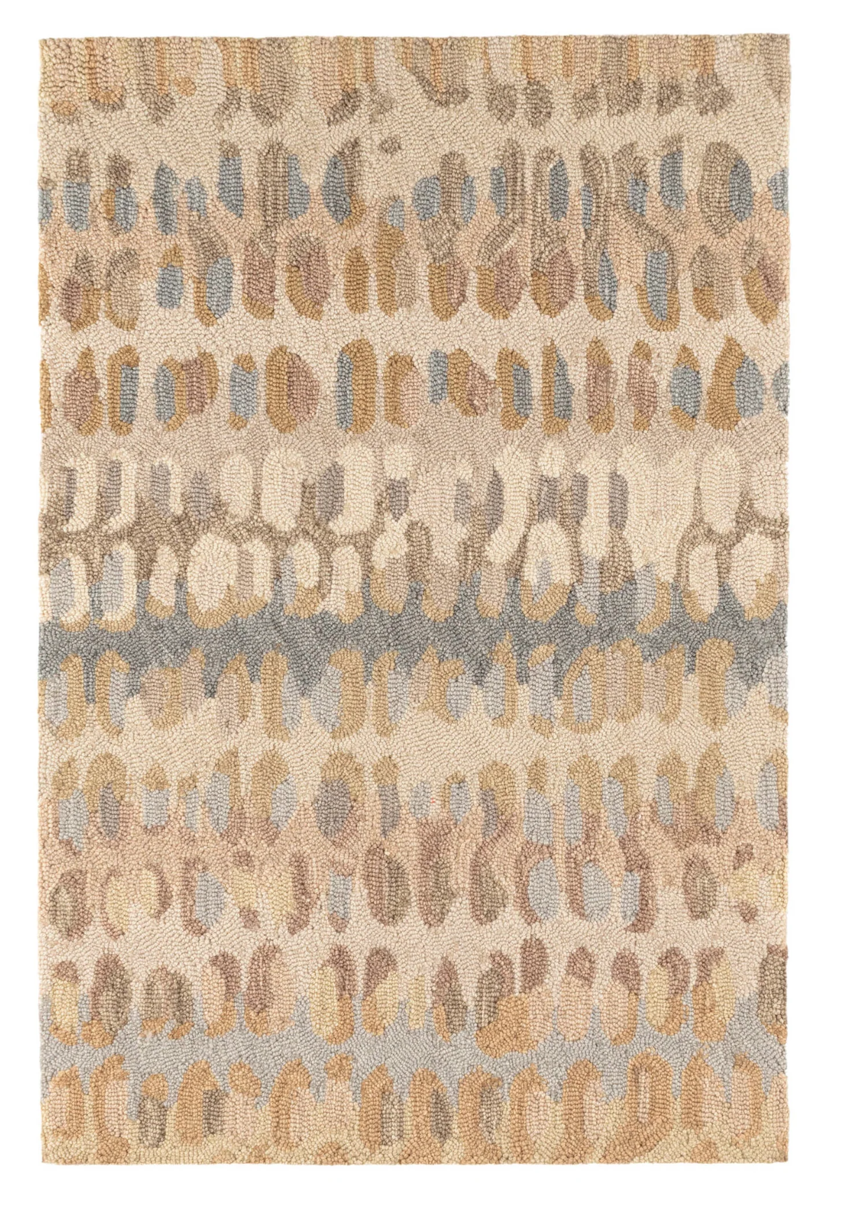 Paint Chip Hand Micro Hooked Wool Rug