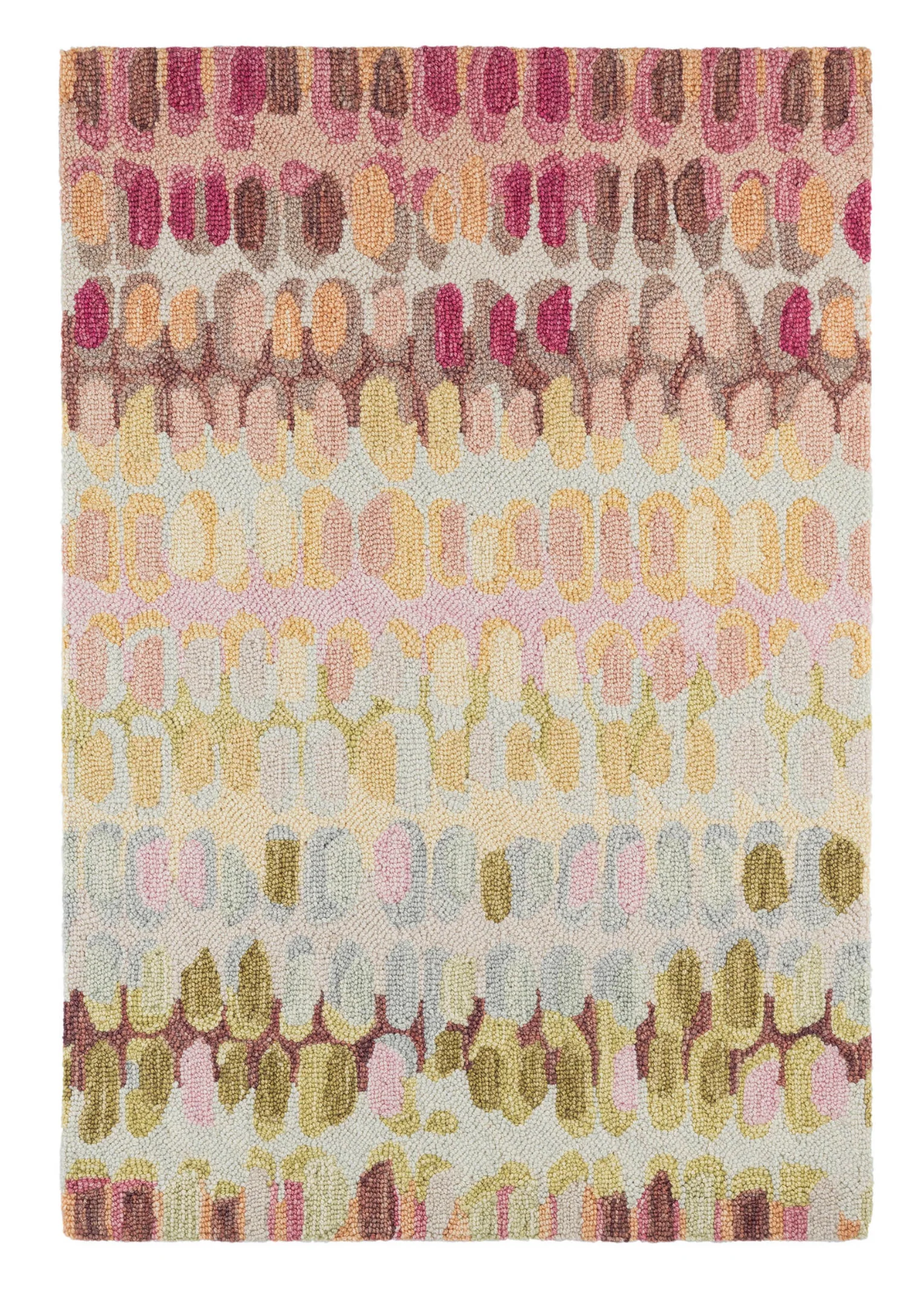 Paint Chip Hand Micro Hooked Wool Rug
