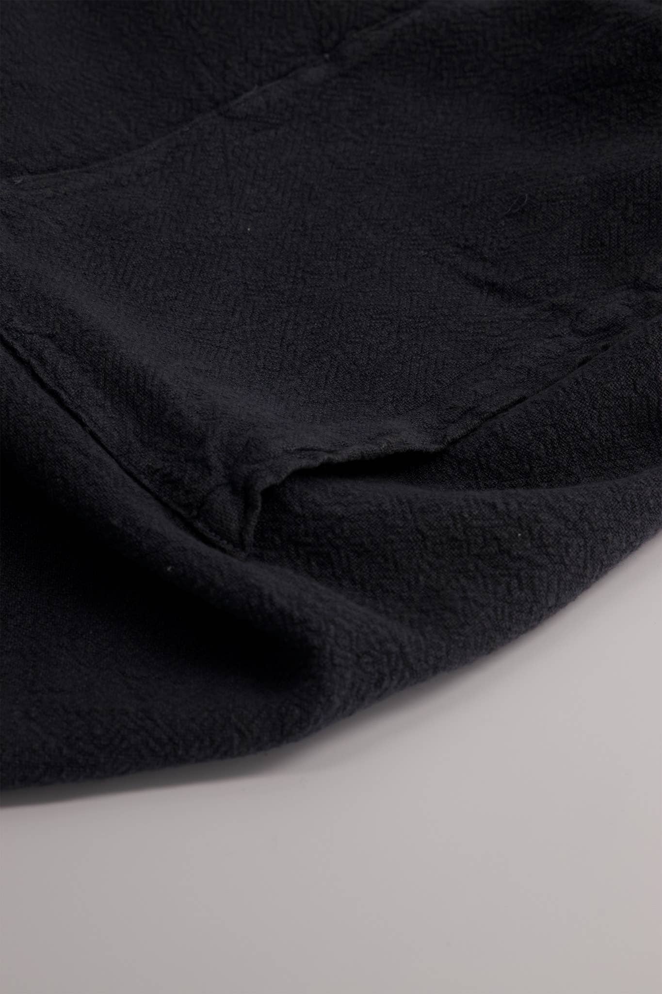 Classic french raw linen apron