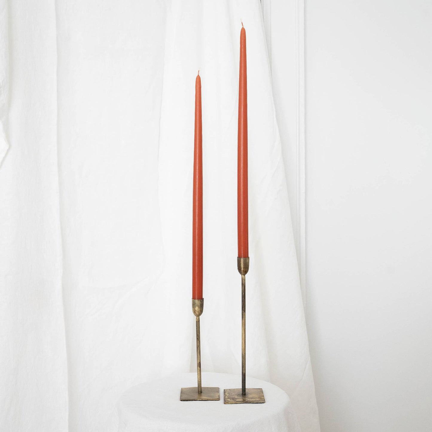 Taper Candles - Pair TERRACOTTA🇨🇦🇨🇦