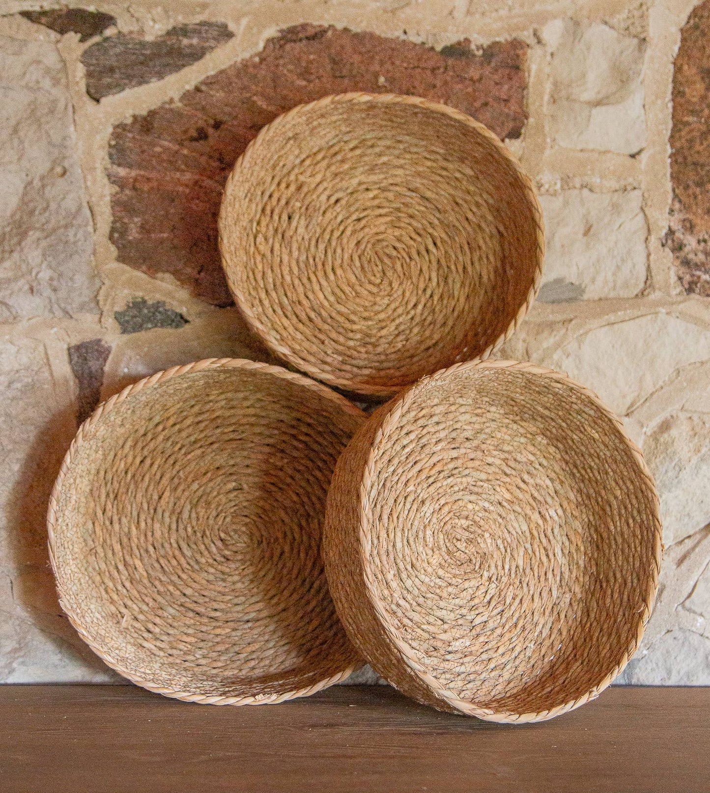 S/3 ROUND SEAGRASS BASKETS🇨🇦