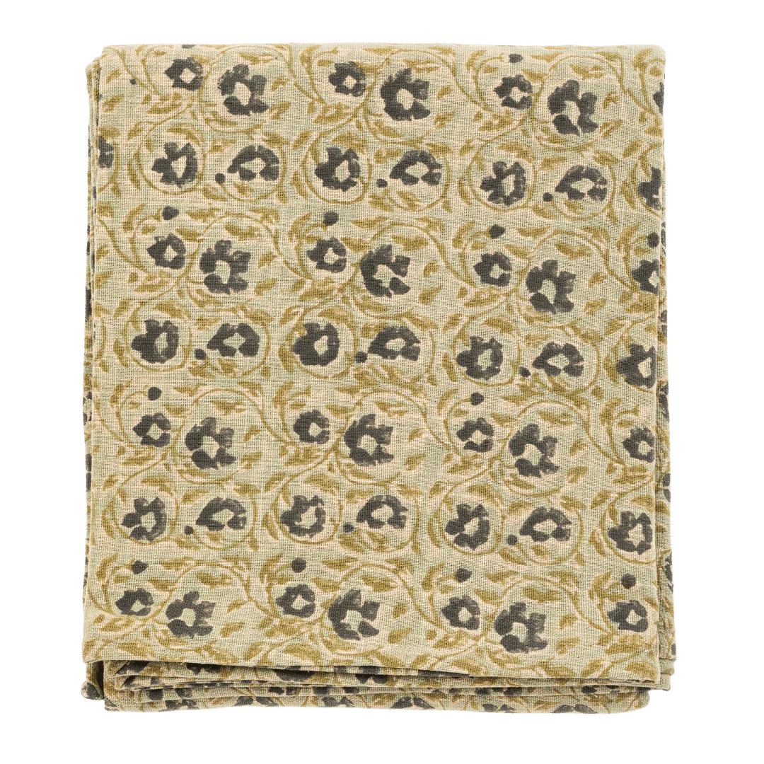 Anika Block Print Tablecloth