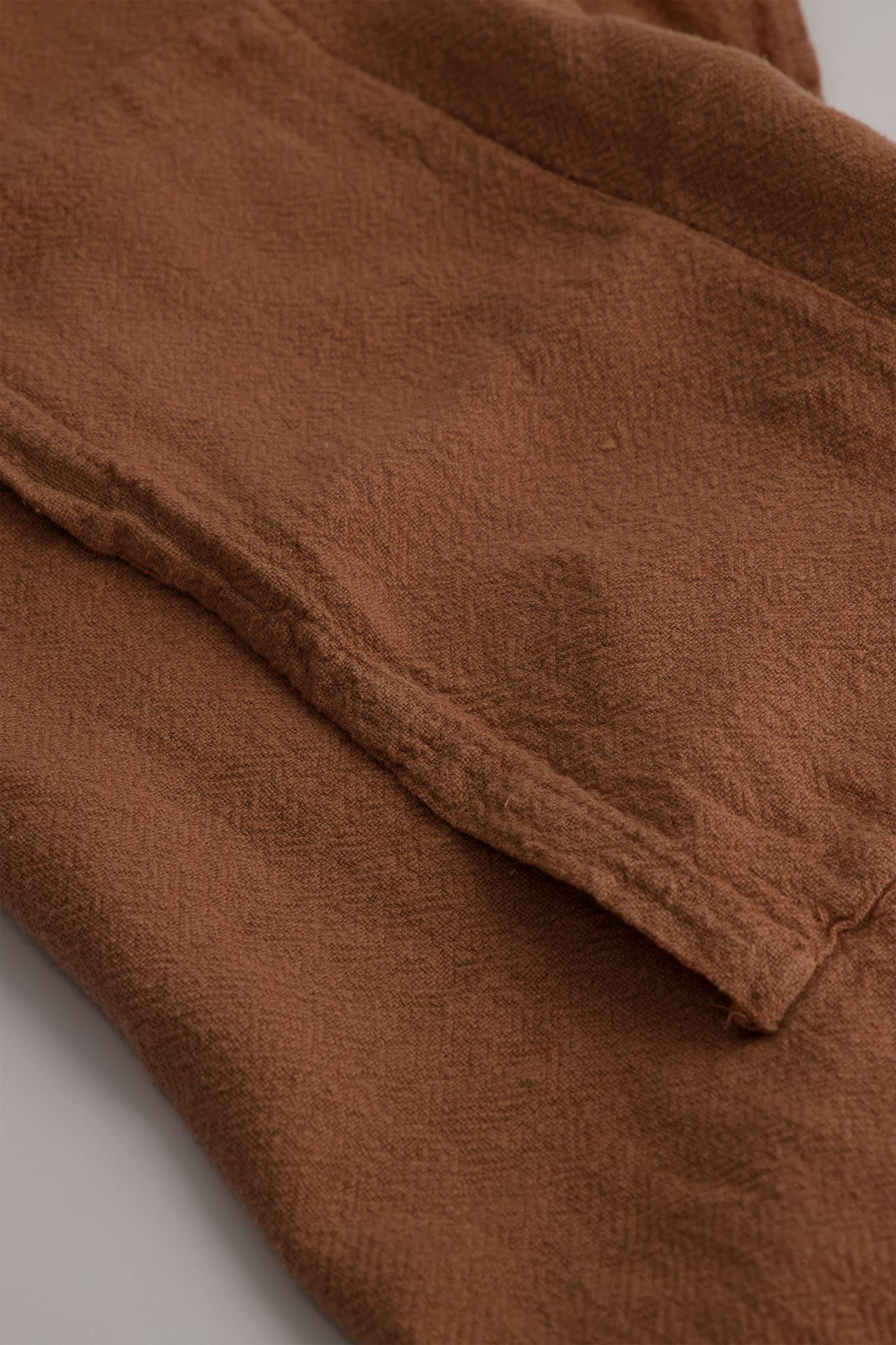Classic french raw linen apron