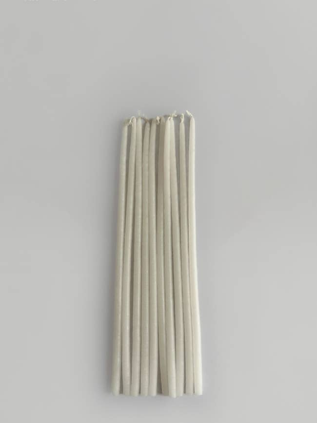 Handcrafted french birthday candles - pack of 10