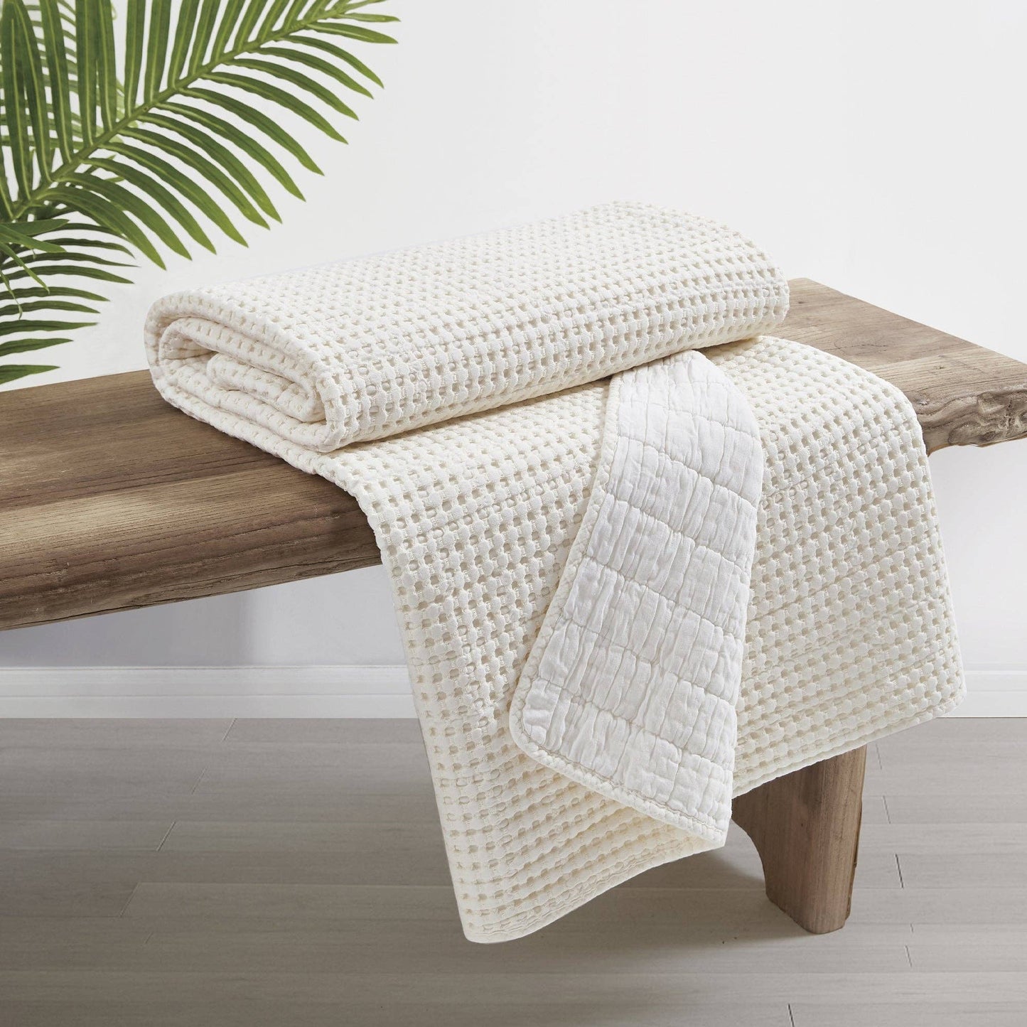Mills Waffle Quilted Throw