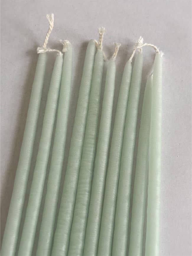 Handcrafted french birthday candles - pack of 10
