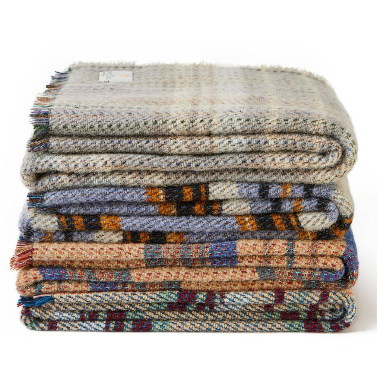 Random Recycled Wool Blanket - Large - assorted colours