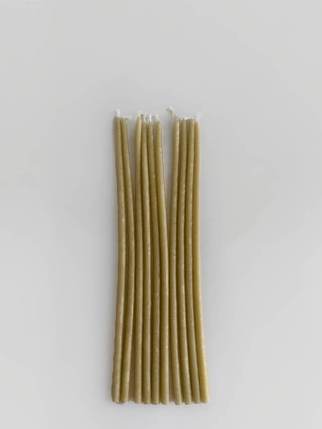 Handcrafted french birthday candles - pack of 10