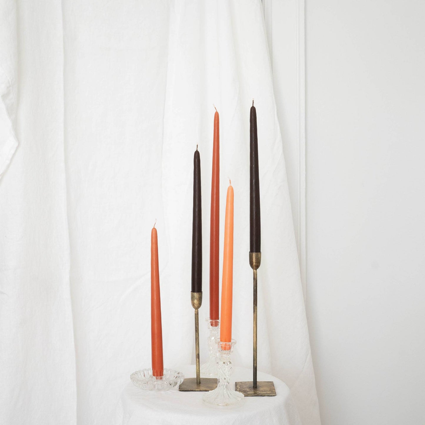Taper Candles - Pair TERRACOTTA🇨🇦🇨🇦