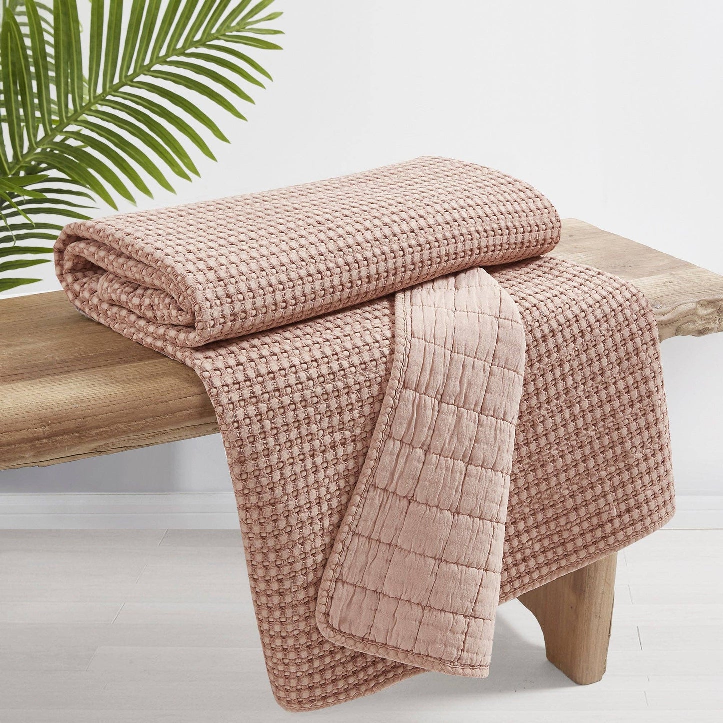 Mills Waffle Quilted Throw