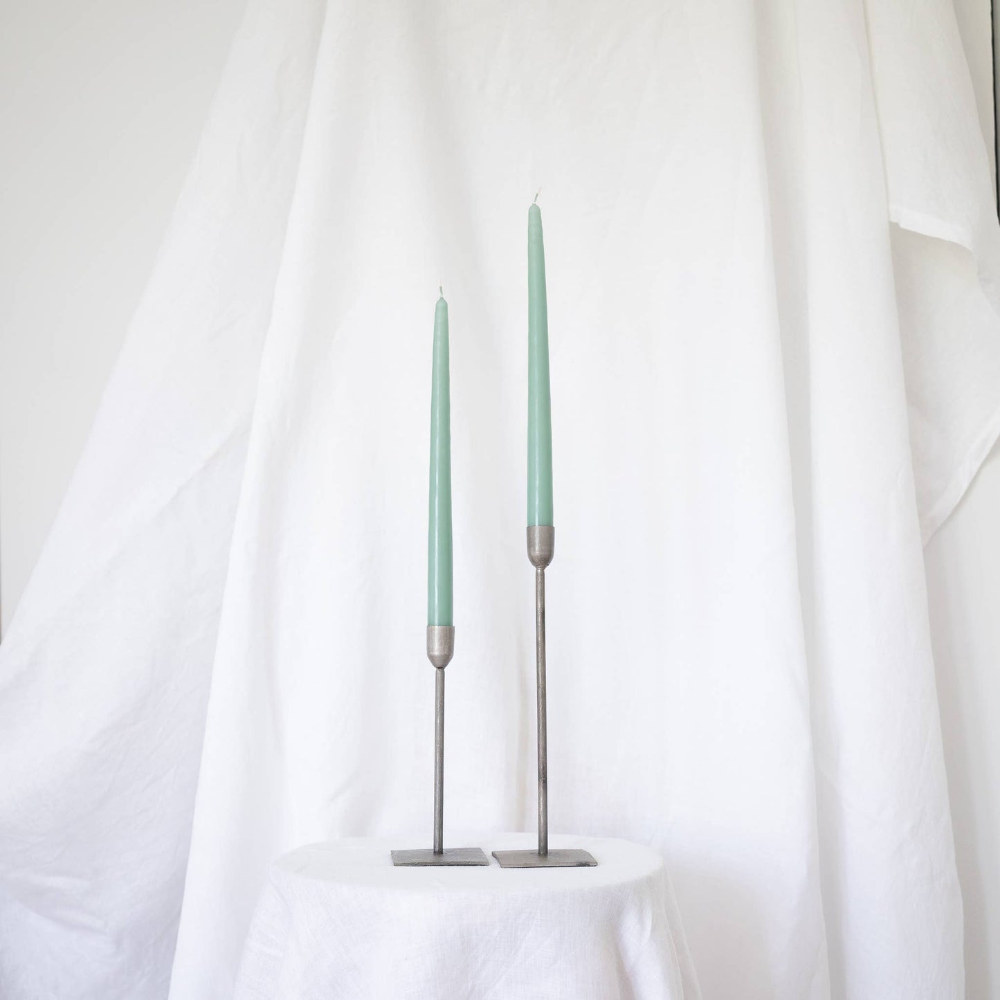 Taper Candles - Pair Sage🇨🇦🇨🇦