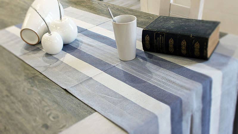 BOUILLABAISSE table runner - 100% cotton