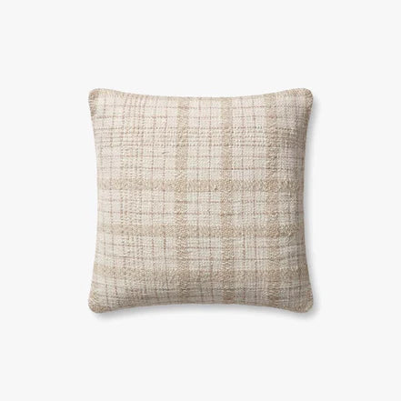 Ivory Plaid Toss Pillow Pcj0015