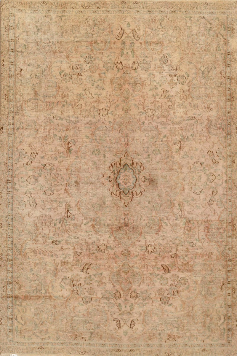 Mahal Overdyed Vintage Hand Knotted Rug