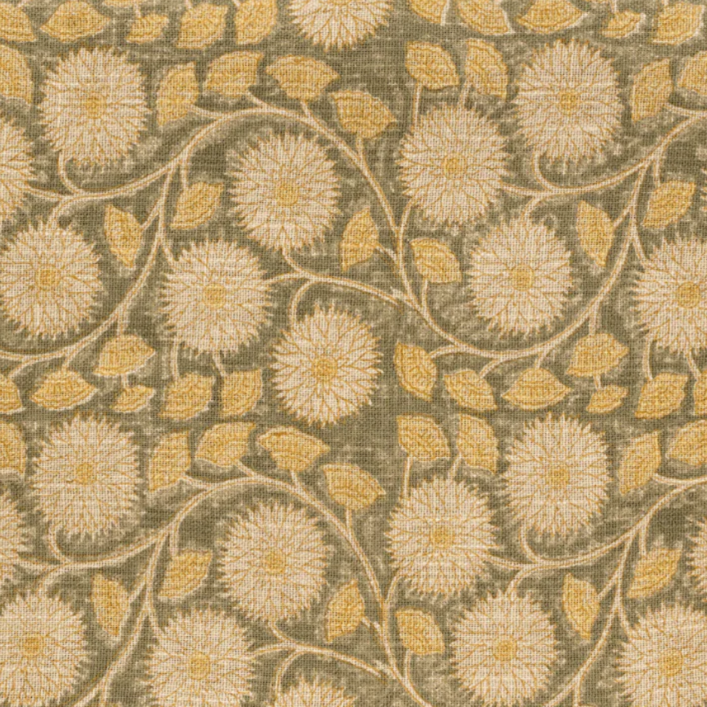 Marigold Block Print Pillow