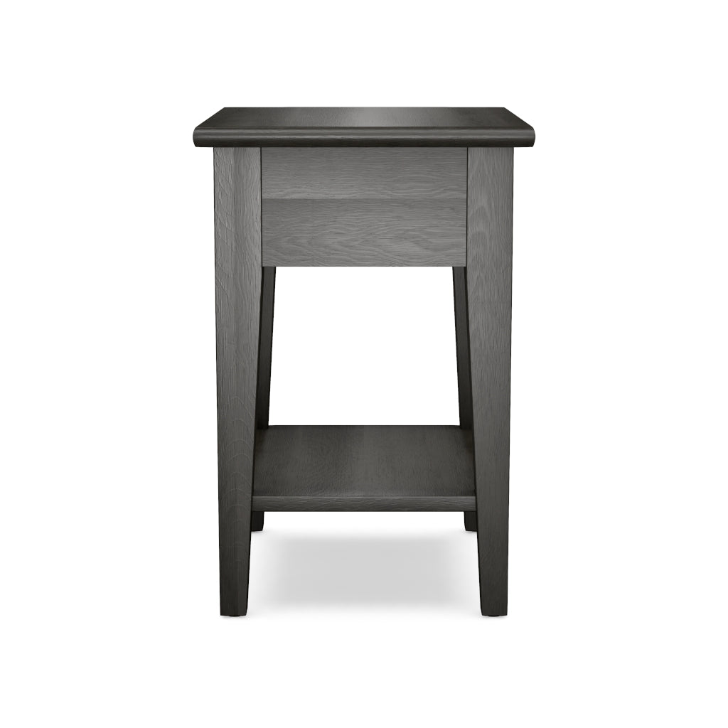 Small Maple End Table with Shelf