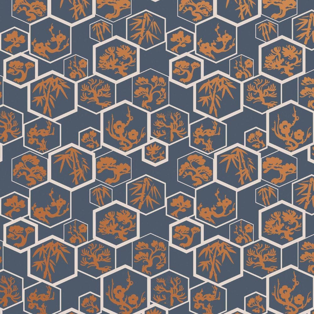 Farrow & Ball Shouchikubai Wallpaper 4507