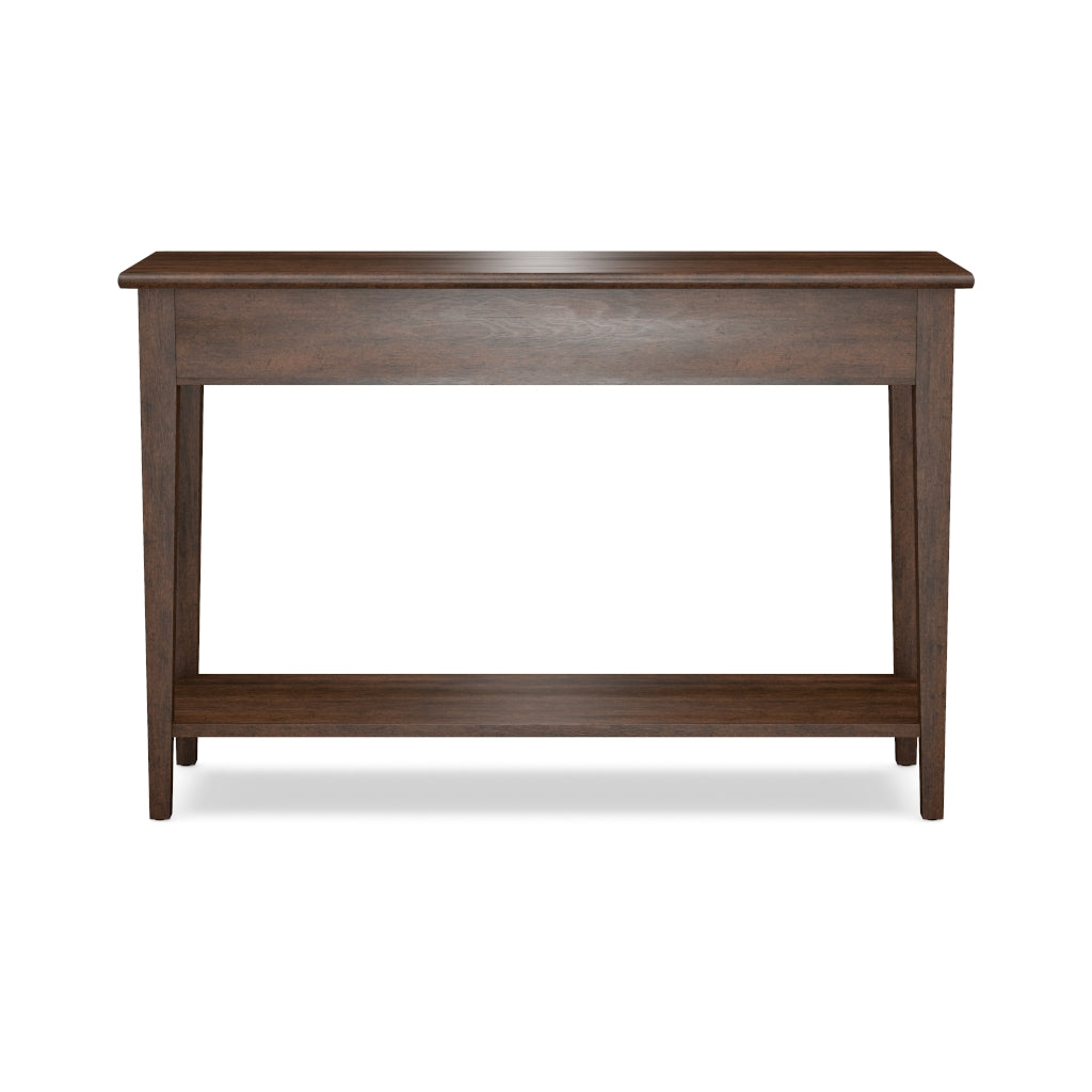 Maple Sofa Table with Shelf