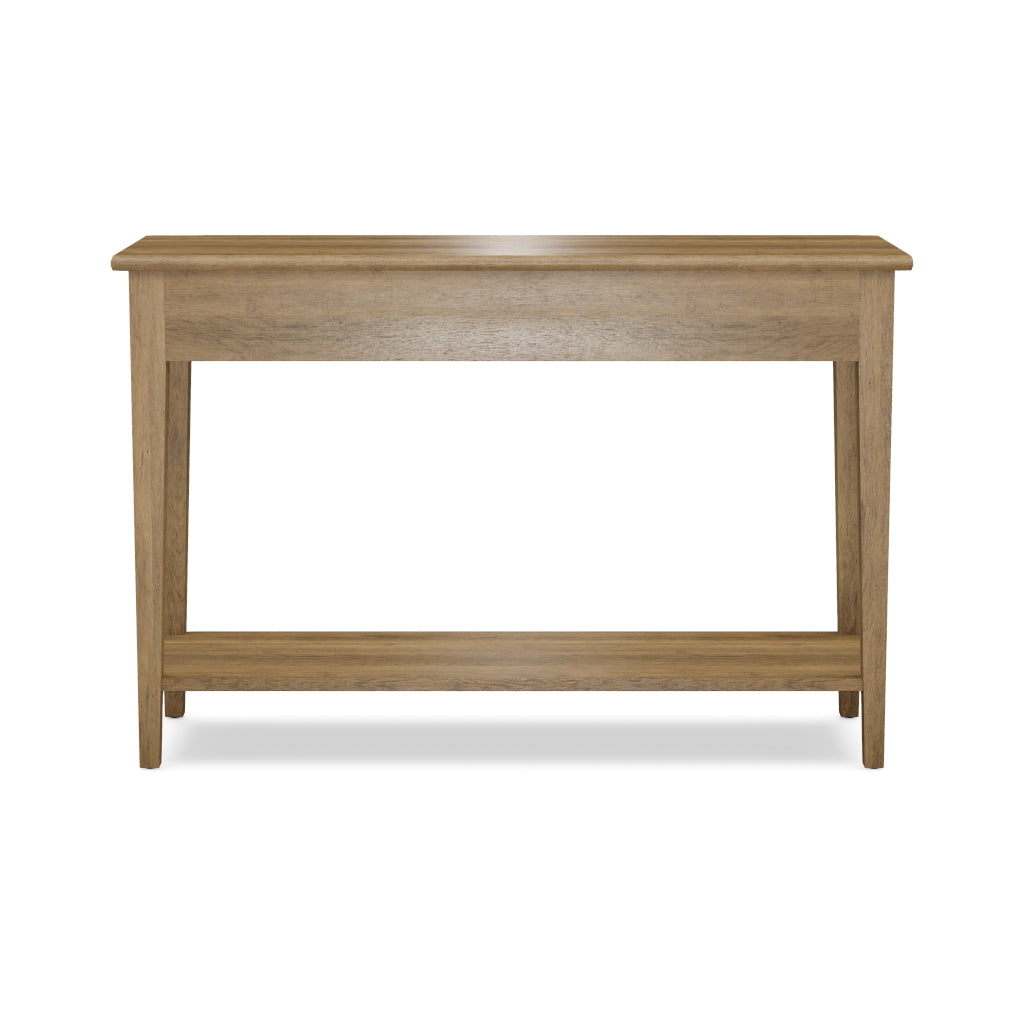 Maple Sofa Table with Shelf