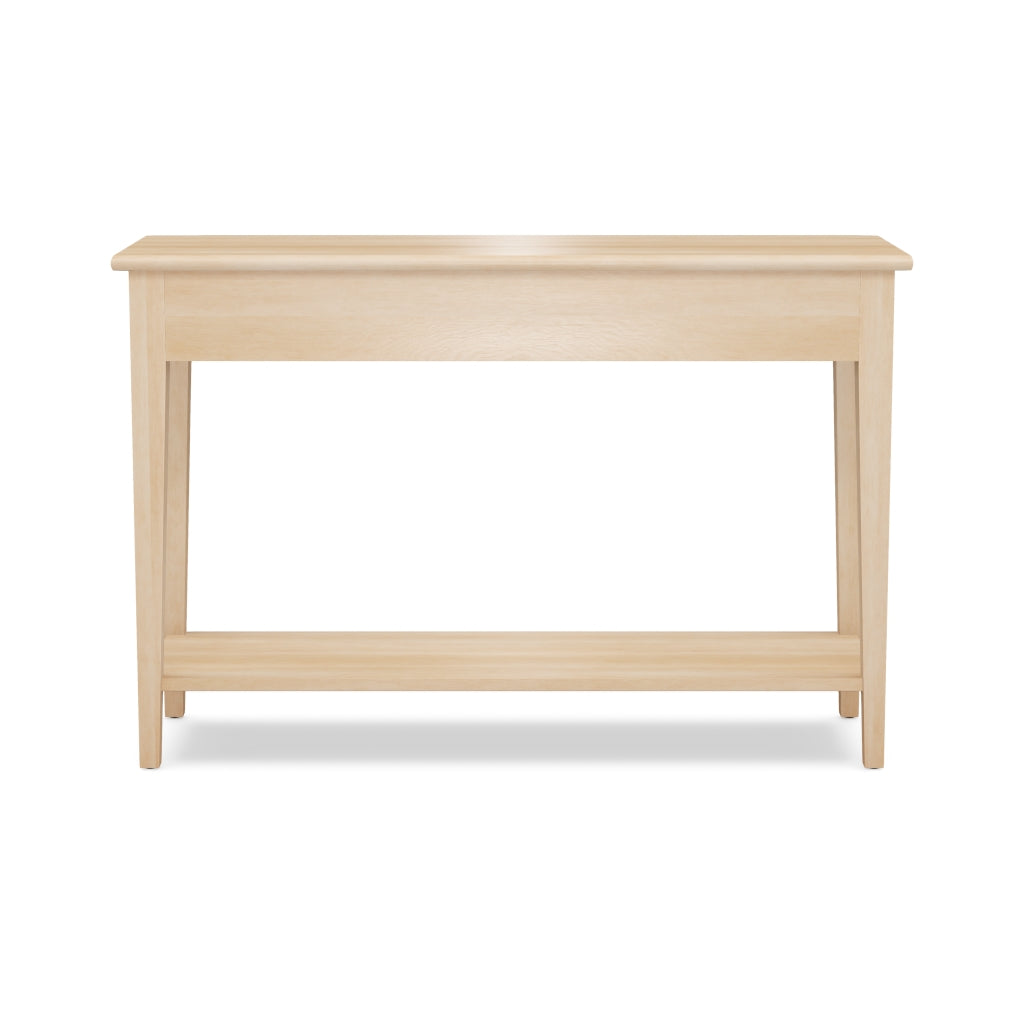 Maple Sofa Table with Shelf