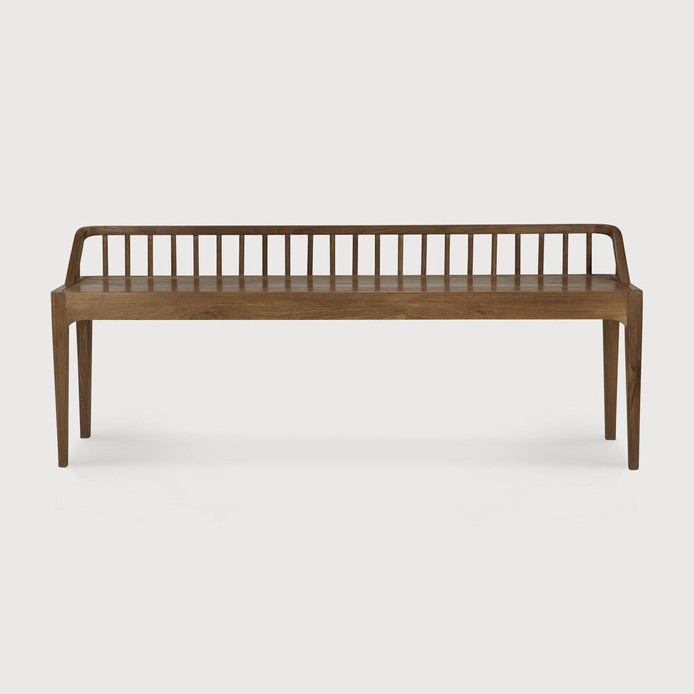 Spindle Solid Wood Bench