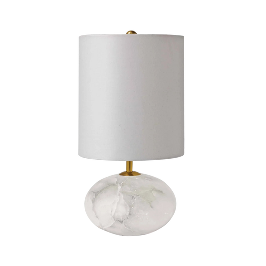 Alabaster Mini Orb Lamp