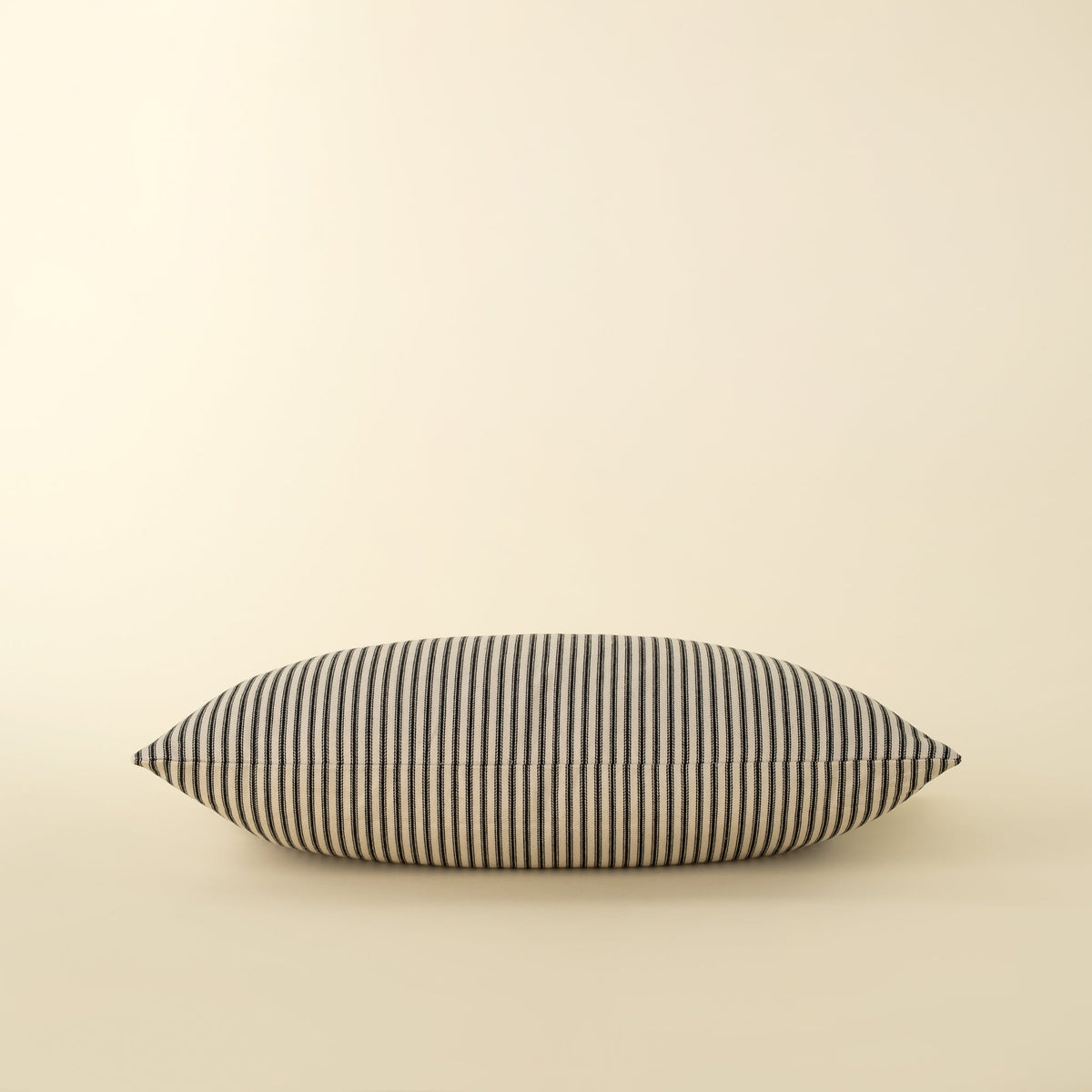 21x12 Black Ticking Pillow