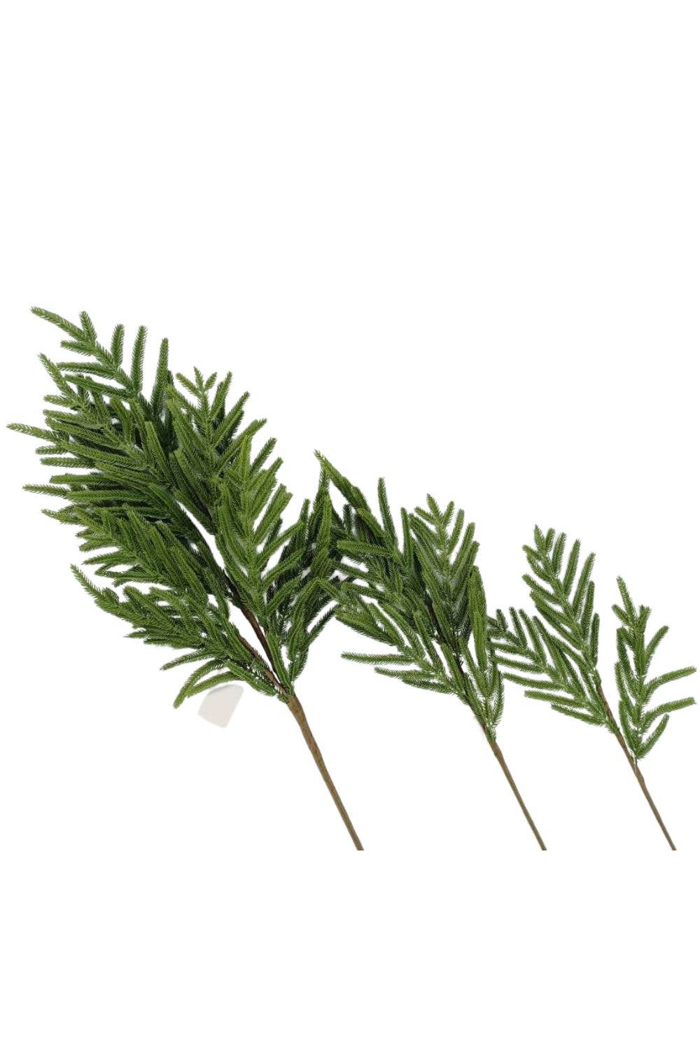 Norfolk Pine Real Touch Chrismas Stems Green Faux