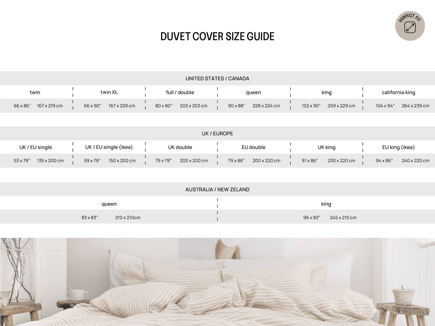 Dusty blue linen duvet cover