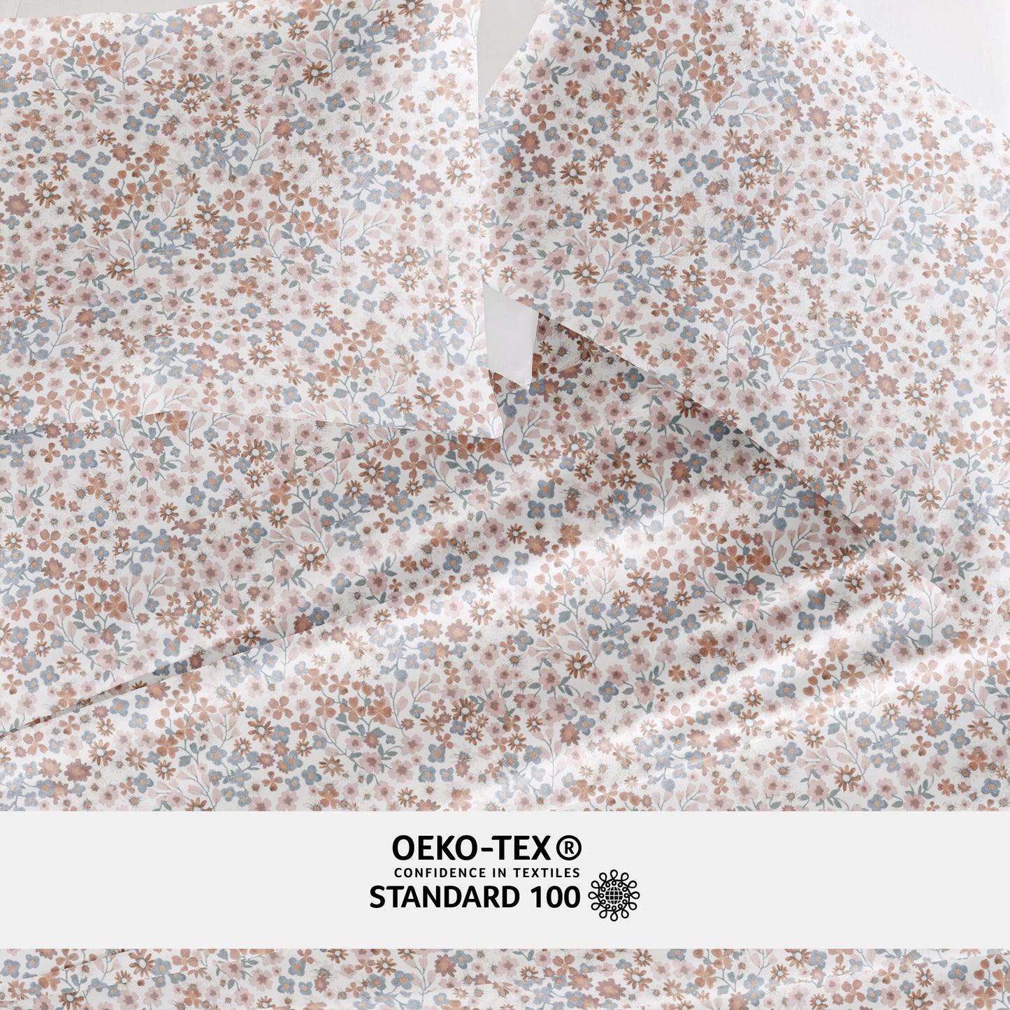 Garden Bloom 300 Thread Count Cotton Patterned Sheet Set