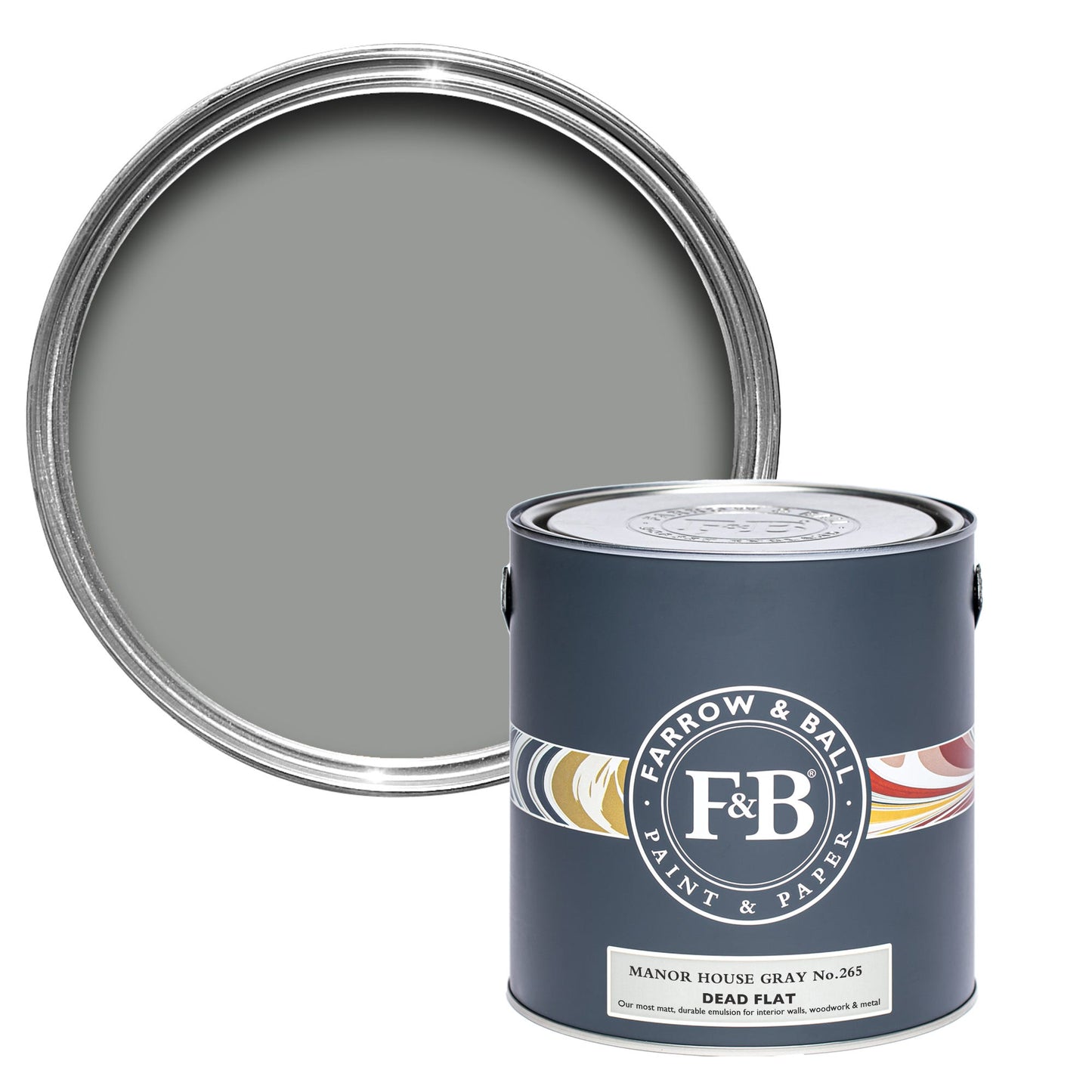 Farrow & Ball Manor House Gray Paint