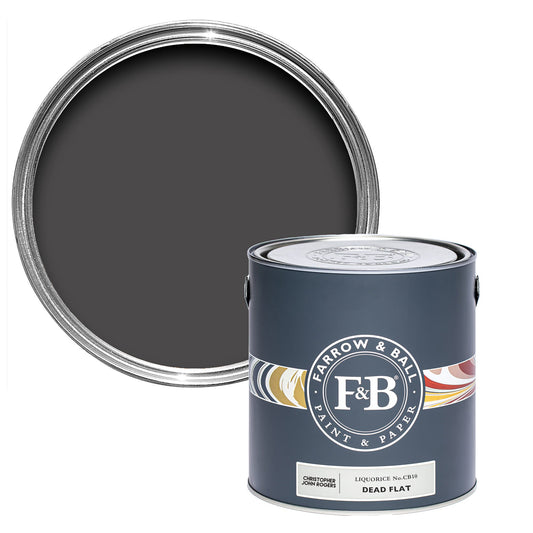 Farrow & Ball Liquorice Paint