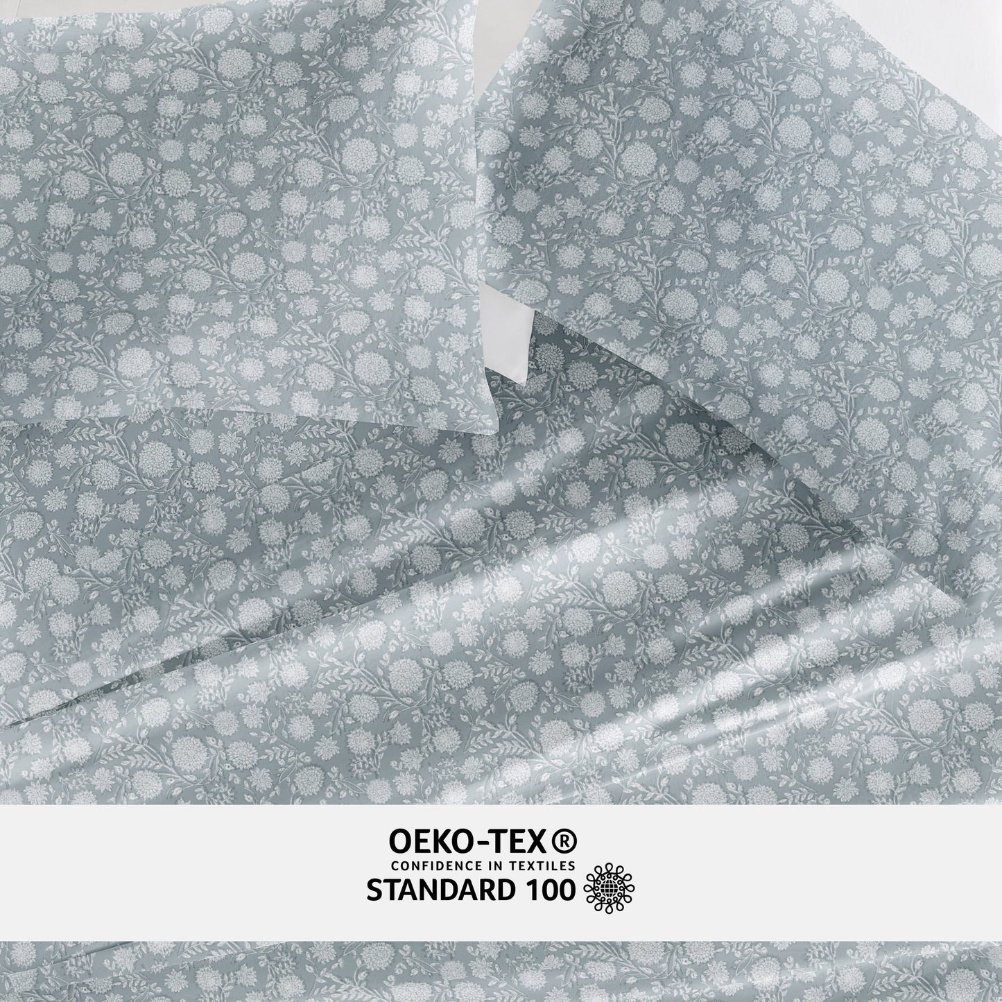 Bohemian Garden 300 Thread Count Cotton Patterned Sheet Set