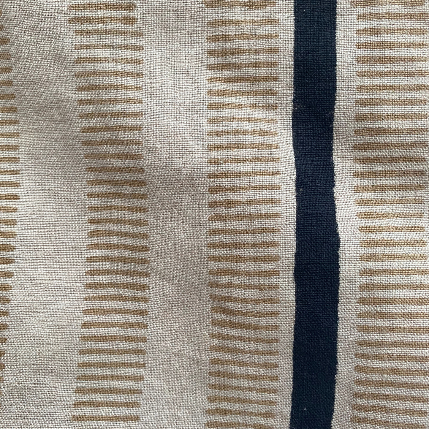 Block Printed Linen Throw Pillows