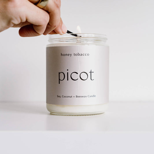 Honey Tobacco Candle - Sand