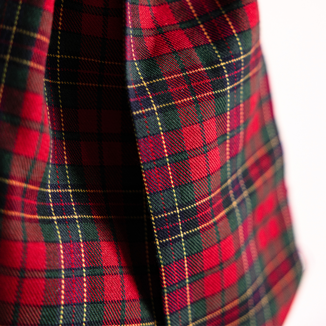 Plaid Red Fabric Bows