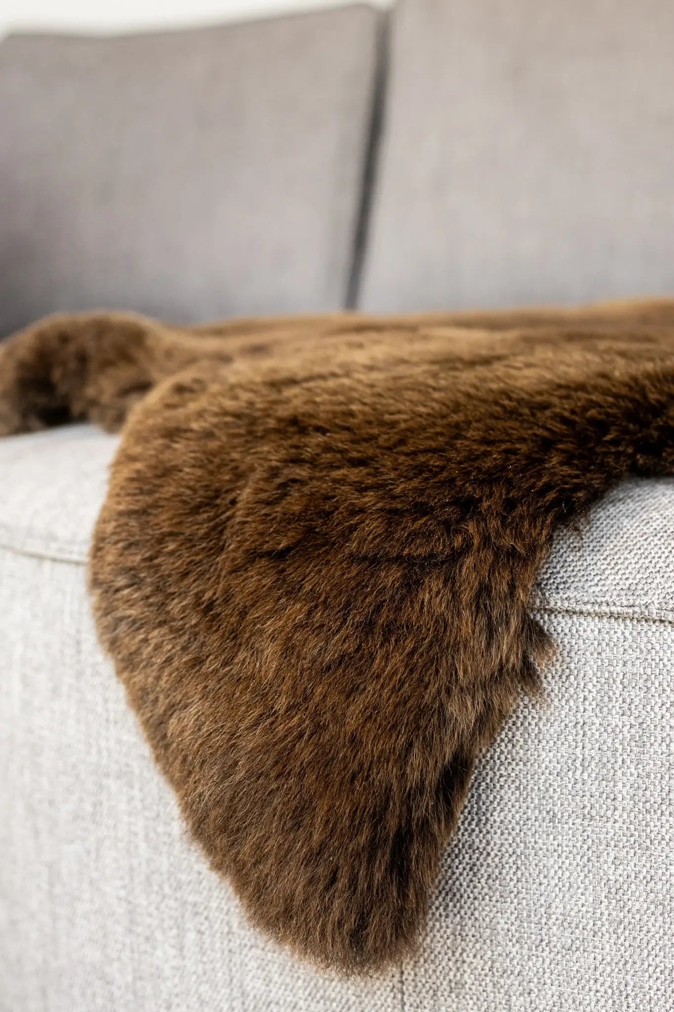 Texel sheepskin brown