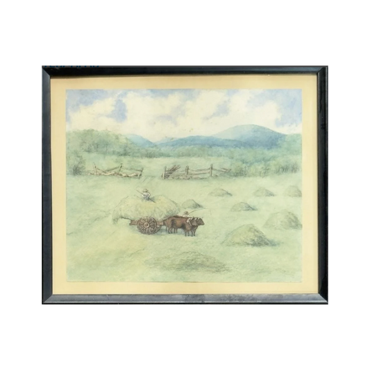 Harriet Louise Jerome Signed Watercolor