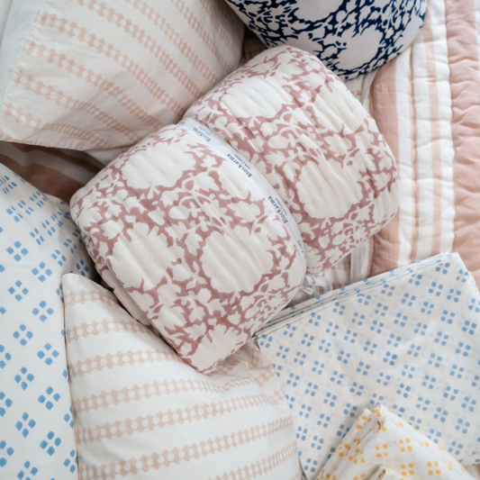 Hand Block Printed Voile Blanket