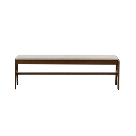 Remix Upholstered Bench - Cream