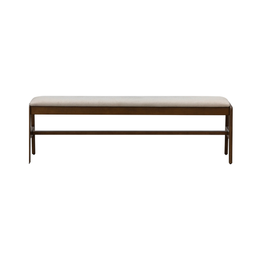 Remix Upholstered Bench - Cream